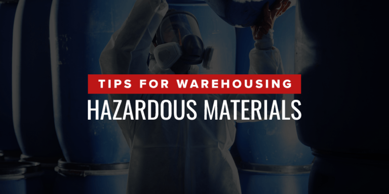 Tips for Safely Storing Hazardous Materials in the Warehouse